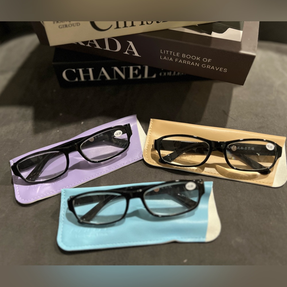Take all +6.00 reading glasses